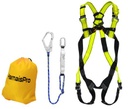 Kit Retenue en Nacelle Harnais FLASHTEC, Longe ajustable avec absorbeur 1.50m