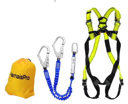 Kit Retenue sur Echafaudage, Harnais FLASHTEC, Longe Y 1.50m + amortisseur