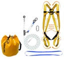 Kit Antichute, déplacement sur Toiture, Harnais EMPIRE, Cordage 10/20m