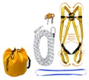 Kit Antichute, déplacement sur Toiture, Harnais EMPIRE, Cordage 30/50m