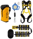 Kit Antichute, déplacement sur Toiture terrasse, Harnais FASTO, Enrouleur 11m