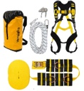 Kit Antichute sur Toiture terrasse, Sangle 20m, Harnais FASTO, Enrouleur 20m