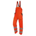 SALOPETTE - Protection scie à chaîne CL3 Type A / HV EN ISO 20471 Orange Classe 2