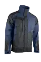 Veste multipoches QUASAR Coton 68%, Polyester 30%, Elasthane 2% Marine/Noir 300g 