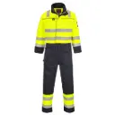 Combinaison FR60 HV Multirisques zone ATEX simple zip avec poches genoux