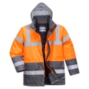 Parka HV bicolore avec Doublure intérieure matelassée S467