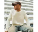 Sweat JJ3900 col rond 80%Coton 20%Polyester recyclé 300gr