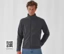 Veste Polaire zippée Homme BCI51 100% polyester anti-peluche 280gr