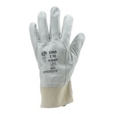 Gants Cuir tout fleur de vachette avec bord côte et protège artère