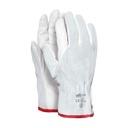 Gants de maîtrise paume Cuir fleur de vachette, dos croûte (4.1.2.1)