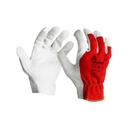 Gants de maitrise Cuir pleine fleur de caprin, dos Jersey (2.1.1.2)