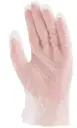 Gants jetables en vinyle transparent, non poudré réf.MO5720 (boîte de 100 gants)