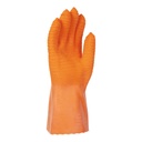 Gants Coton interlock enduit Latex "LAT830" crêpé, manchette 30cm (3.1.3.1.X)